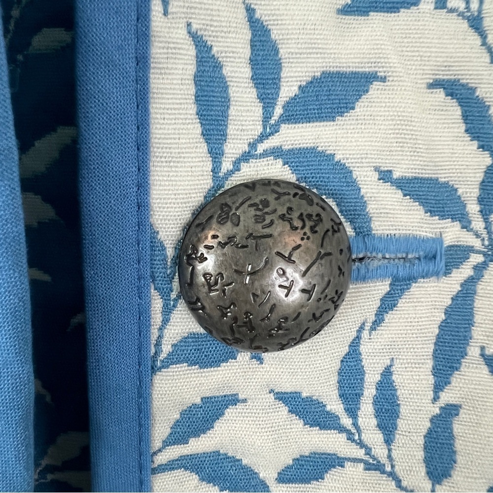 TRIMDIN Artisan Reversible Jacket Tuscany Collection Cobalt Blue Size Small - Picture 13 of 14